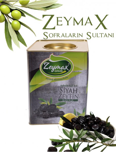 İri 250-280 Kalibreli  Siyah Zeytin  10 Kg.