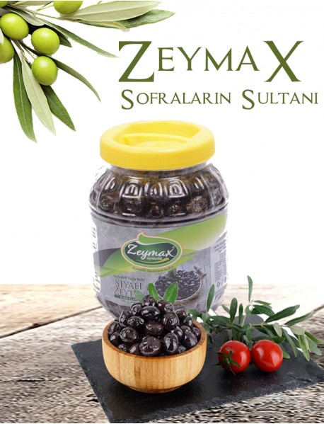 İri Siyah 250-280 Kalibreli Özel Zeytin 1 Kg.